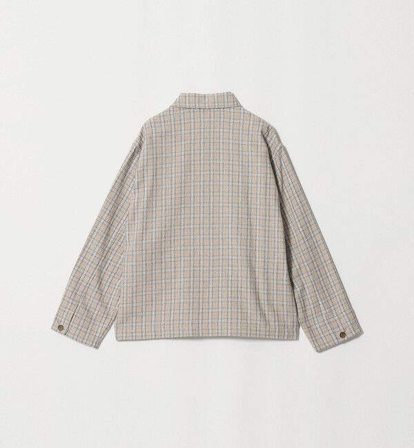 UNITED ARROWS green label relaxing「スペックダイ チェック柄 カバーオール ジャケット」|ブルゾン・スタジャン|