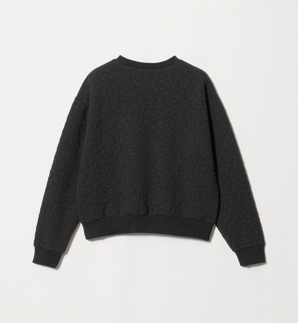BEAUTY&YOUTH UNITED ARROWS「フラワーレオパード ジャガード クルーネック プルオーバー」|Tシャツ・カットソー|