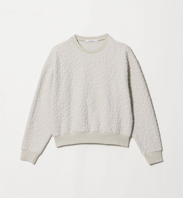 BEAUTY&YOUTH UNITED ARROWS「フラワーレオパード ジャガード クルーネック プルオーバー」|Tシャツ・カットソー|LIME