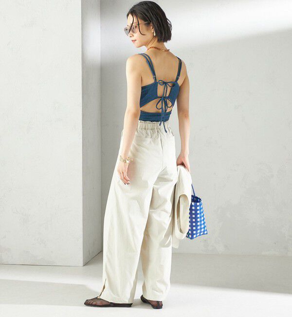 SHIPS for women「maroba:＜手洗い可能＞バック リボン ワンピース スイム ウェア」|その他|