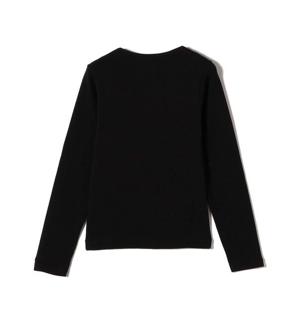 SHIPS for women「gicipi:バック U ロング スリーブ Tシャツ（CECE）」|Tシャツ・カットソー|ブラック