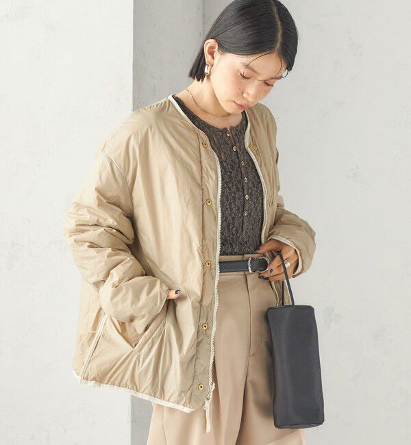 SHIPS for women「【SHIPS別注】TAION:〈手洗い可能〉リバーシブル マルチ WAY ダウン ジャケット」|ダウン|