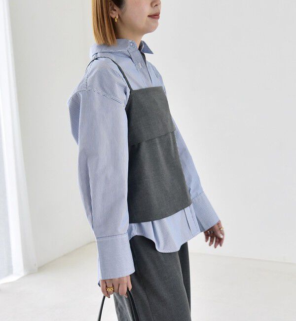 quaranciel「quaranciel:〈洗濯機可能〉ウールライク リボン キャミ ビスチェ」|ベスト・ジレ|