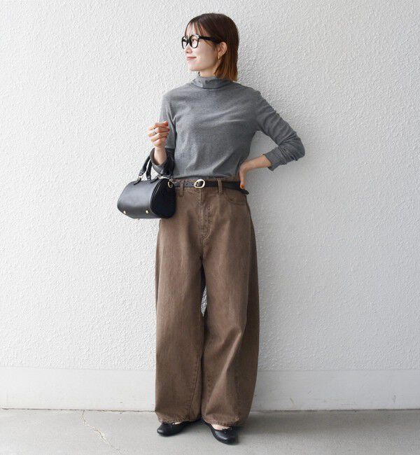 SHIPS any「〈手洗い可能〉コットン ハイネック プルオーバー」|Tシャツ・カットソー|
