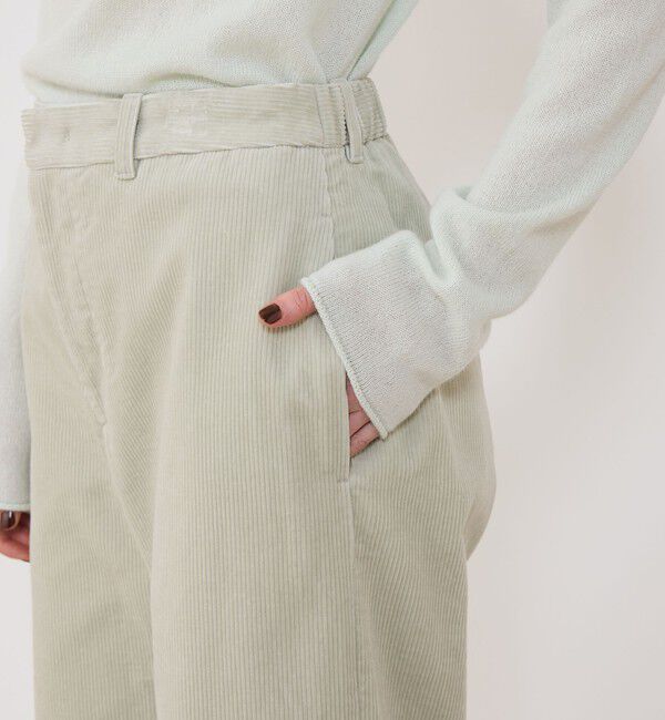 GALERIE VIE「【一部WEB先行予約】シャンカールコットンコーデュロイ ストレートイージーパンツ」|その他|