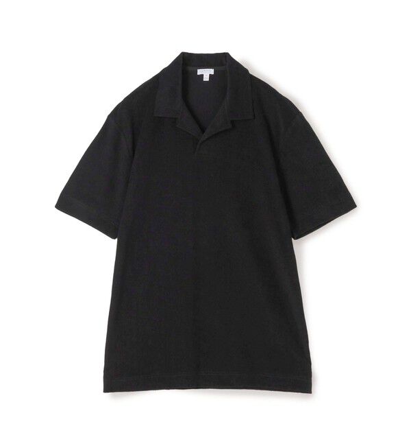TOMORROWLAND BUYING WEAR「SUNSPEL コットンタオリング ポロシャツ」|ポロシャツ|19 Black