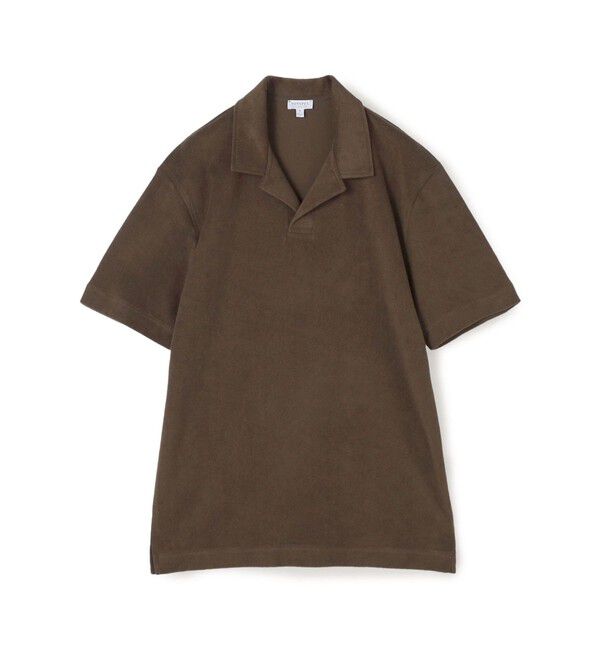 TOMORROWLAND BUYING WEAR「SUNSPEL コットンタオリング ポロシャツ」|ポロシャツ|49 Dark Walnut