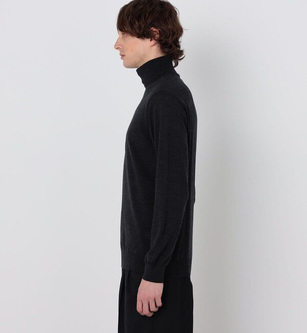 TOMORROWLAND MENS「【WEB先行予約】TOMORROWLAND tricot スーパーファインメリノウール タートルネックニット S-WOOL」|ニット・セーター|
