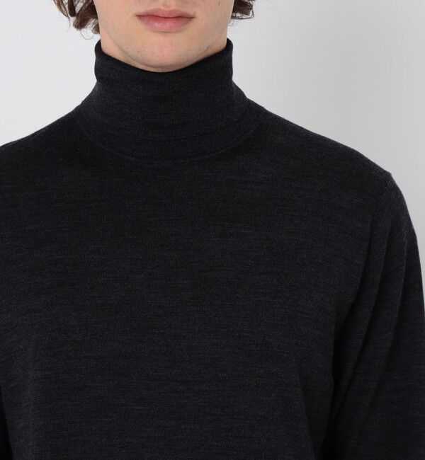 TOMORROWLAND MENS「【WEB先行予約】TOMORROWLAND tricot スーパーファインメリノウール タートルネックニット S-WOOL」|ニット・セーター|