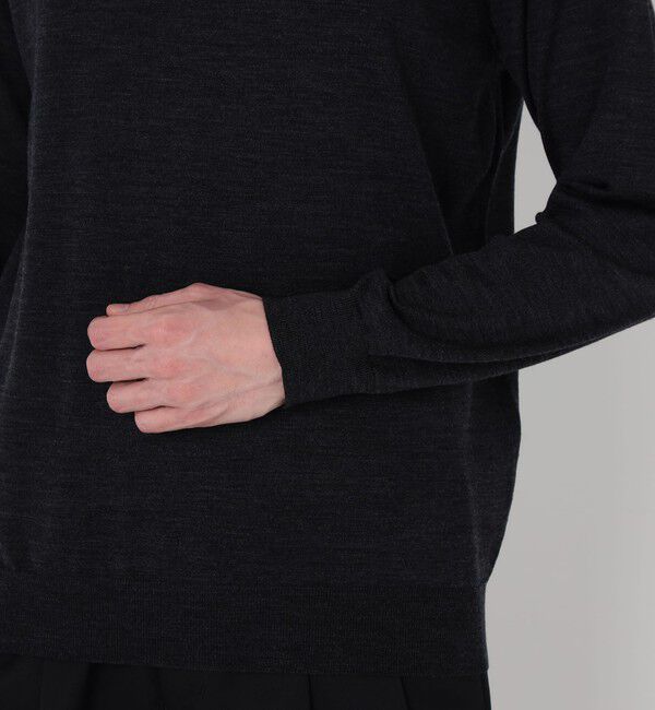 TOMORROWLAND MENS「【WEB先行予約】TOMORROWLAND tricot スーパーファインメリノウール タートルネックニット S-WOOL」|ニット・セーター|
