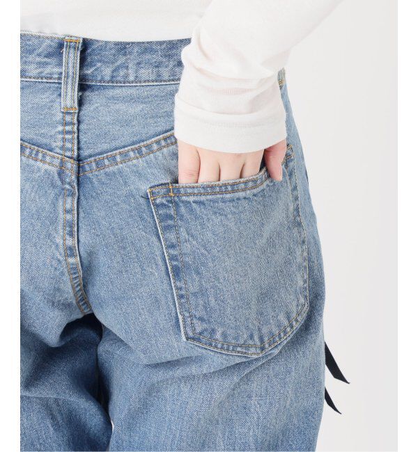  「リボンデニムパンツ」|デニム|