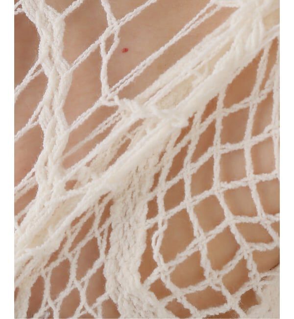  「EUCHRONIA STRETCH LACE CARDIGAN 262802：カーディガン」|Tシャツ・カットソー|