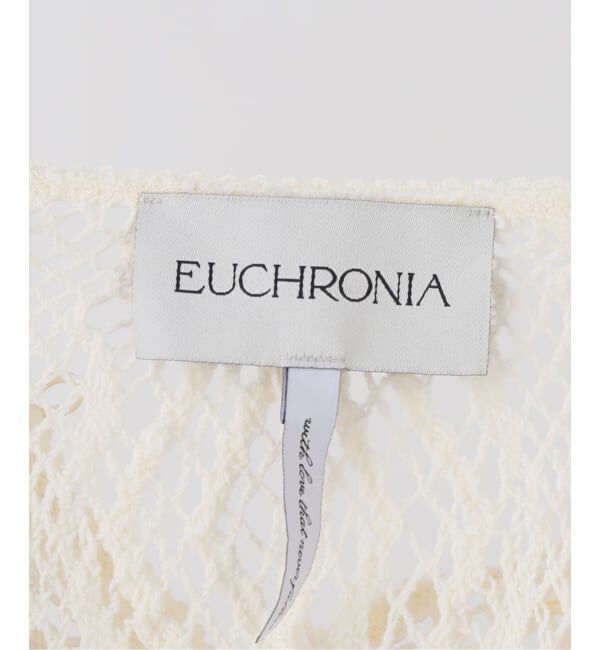  「EUCHRONIA STRETCH LACE CARDIGAN 262802：カーディガン」|Tシャツ・カットソー|