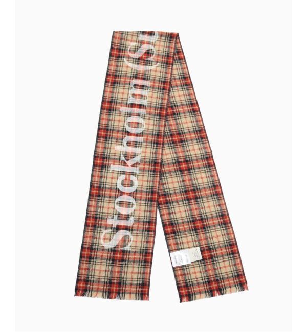 PULP「STOCKHOLM SURFBOARD CLUB / ストックホルムサーフボードクラブ LOGO SCARF」|マフラー|