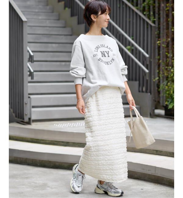 JOURNAL STANDARD relume「《WEB+一部店舗限定追加2》シャーリングジャガードスカート」|スカート|