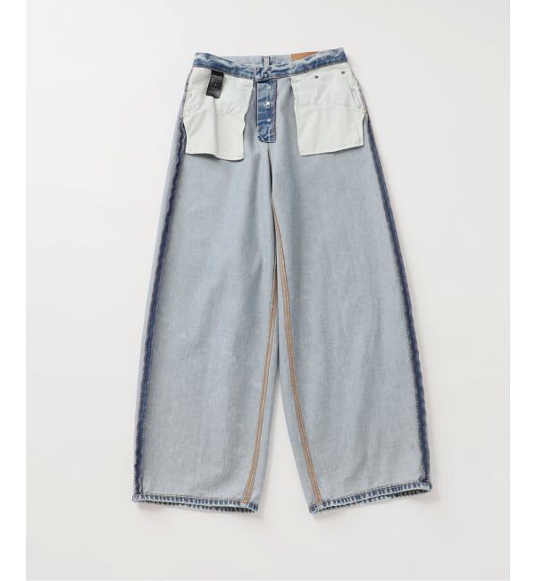 journal standard L'essage「HAIKURE/ハイクル BETHANY SHORT LENGTH POLLOCK デニムパンツ」|デニム|