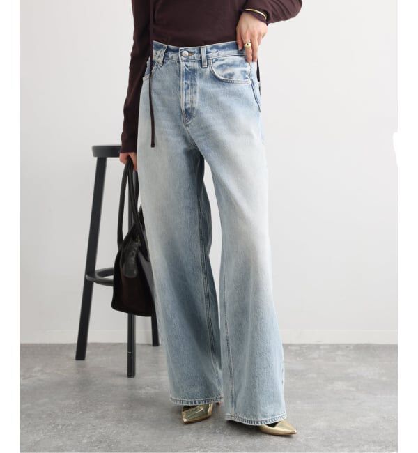 journal standard L'essage「HAIKURE/ハイクル BETHANY SHORT LENGTH POLLOCK デニムパンツ」|デニム|