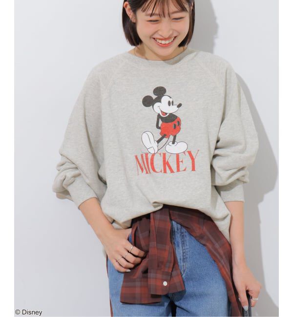 JOURNAL STANDARD relume「《予約》別注【GOOD ROCK SPEED / グッドロックスピード】＜MICKEY MOUSE＞SWEAT」|スウェット・ジャージ|グレーB