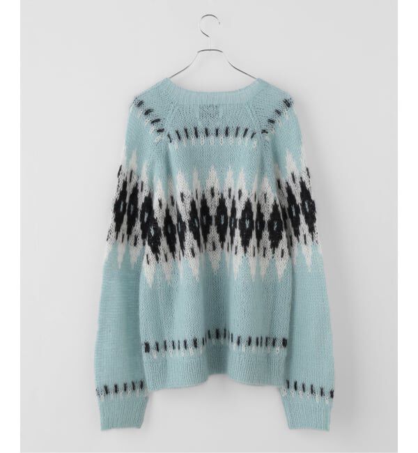 JOURNAL STANDARD「【NOMARHYTHM TEXTILE /ノ－マリズム　テキスタイル】Hand Knit Snowflake Sweater」|ニット・セーター|
