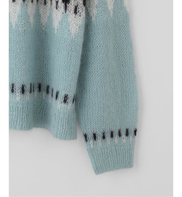 JOURNAL STANDARD「【NOMARHYTHM TEXTILE /ノ－マリズム　テキスタイル】Hand Knit Snowflake Sweater」|ニット・セーター|