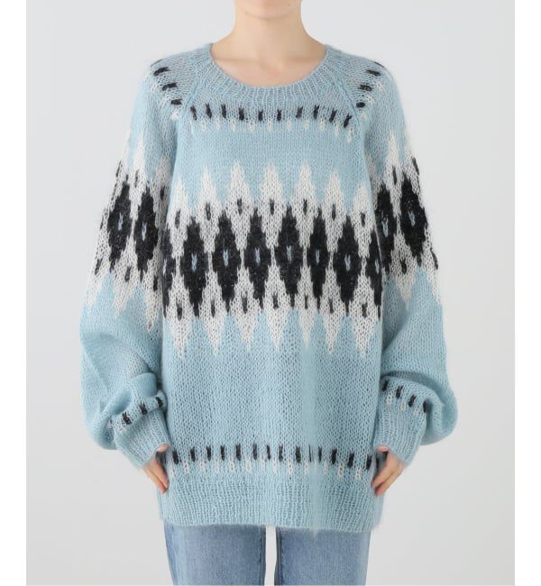 JOURNAL STANDARD「【NOMARHYTHM TEXTILE /ノ－マリズム　テキスタイル】Hand Knit Snowflake Sweater」|ニット・セーター|