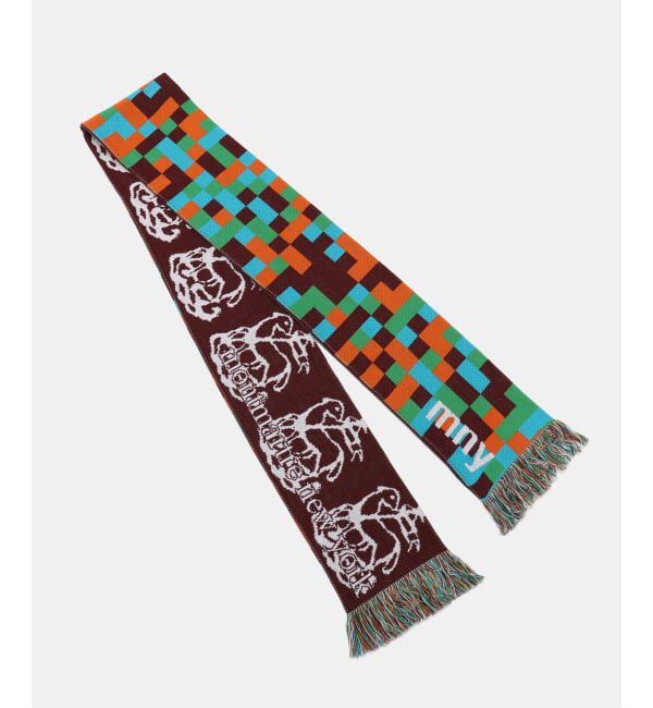 Oriens JOURNAL STANDARD「【Montmartre New York/モンマルトルニューヨーク】Orange Camo Scarf」|マフラー|