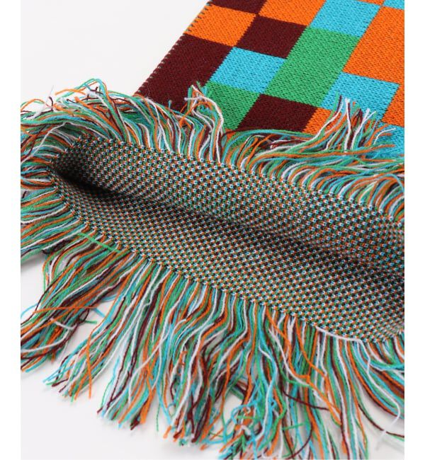 Oriens JOURNAL STANDARD「【Montmartre New York/モンマルトルニューヨーク】Orange Camo Scarf」|マフラー|