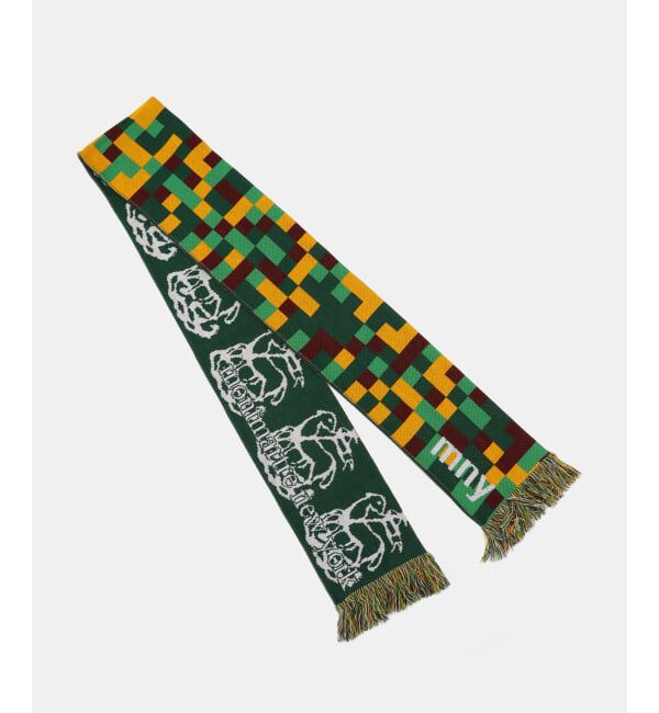 Oriens JOURNAL STANDARD「【Montmartre New York/モンマルトルニューヨーク】Green Camo Scarf」|マフラー|