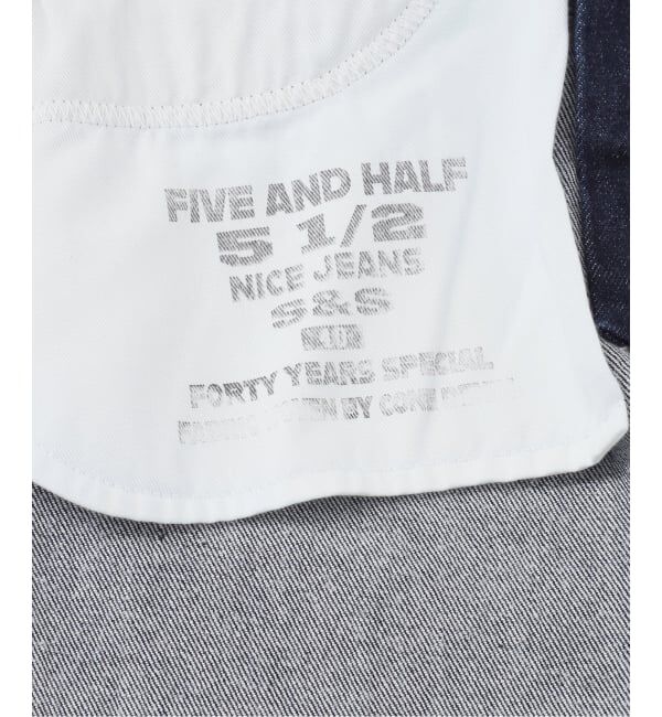 Spick and Span「《40周年 / 予約》5 1/2 40th LOOSE-STRAIGHT DENIM」|デニム|