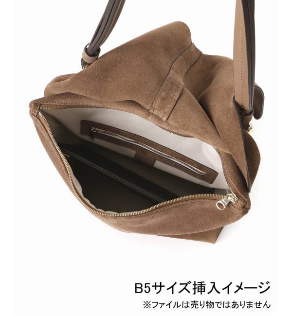 NOBLE「《予約》【L'AUBEBLANC&times;LORISTELLA&times;NOBLE】 Federica(スウェード)」|ショルダー・メッセンジャー|