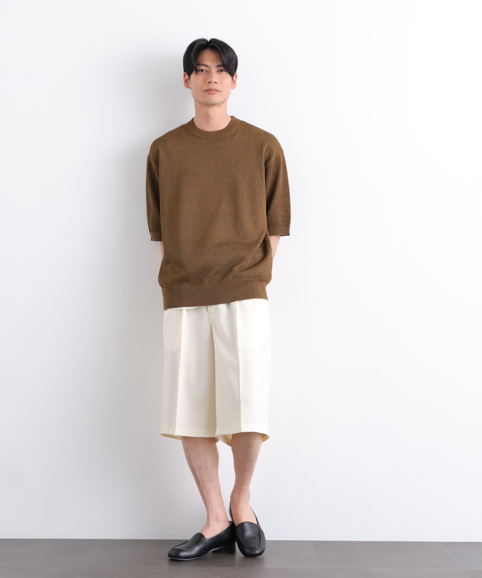 NANO universe「Dickies/別注 Wide Tuck Short Pants」|チノ|