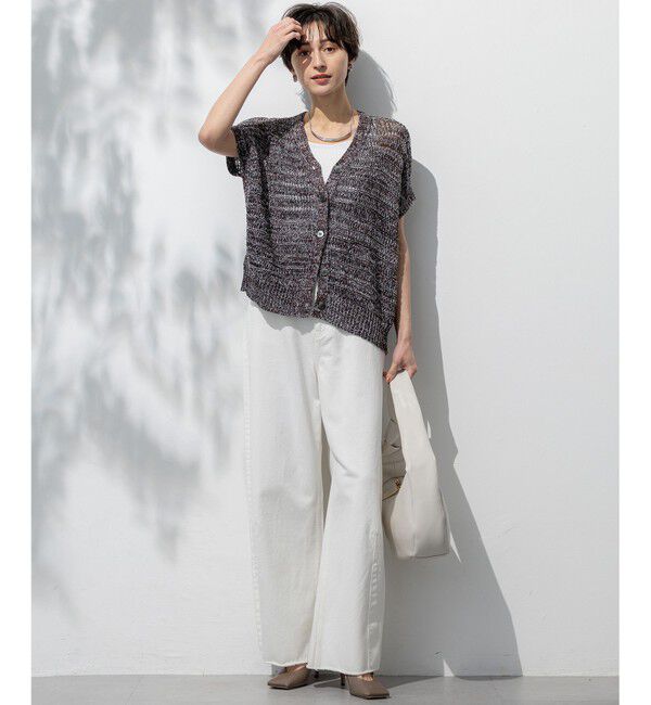 23区「【SLOW/一部店舗限定】LIGHT DENIM バレルワイド パンツ」|デニム|