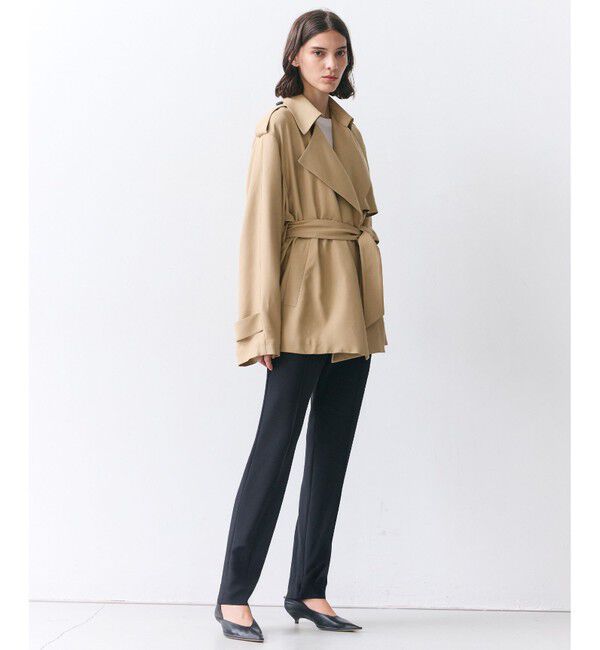 BEIGE,「VESZELYITE / ラップショートトレンチコート」|その他|