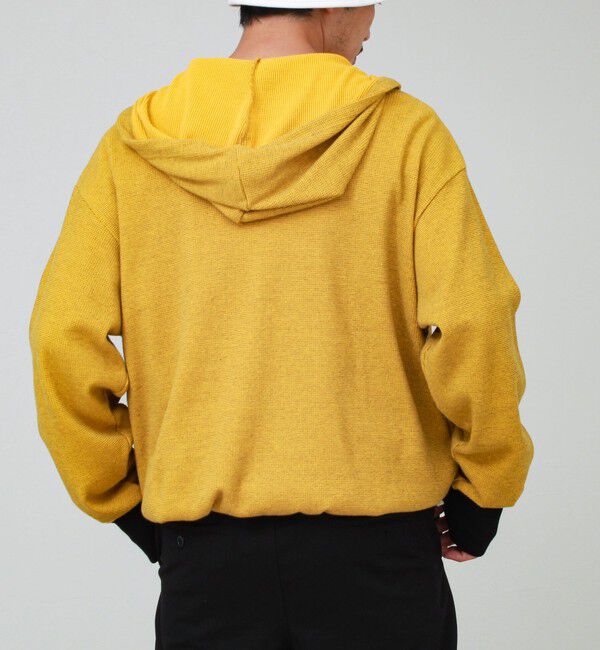 GLOSTER「【GEVACO/ゲバコ】ジップアップワッフルフーディー」|パーカー|