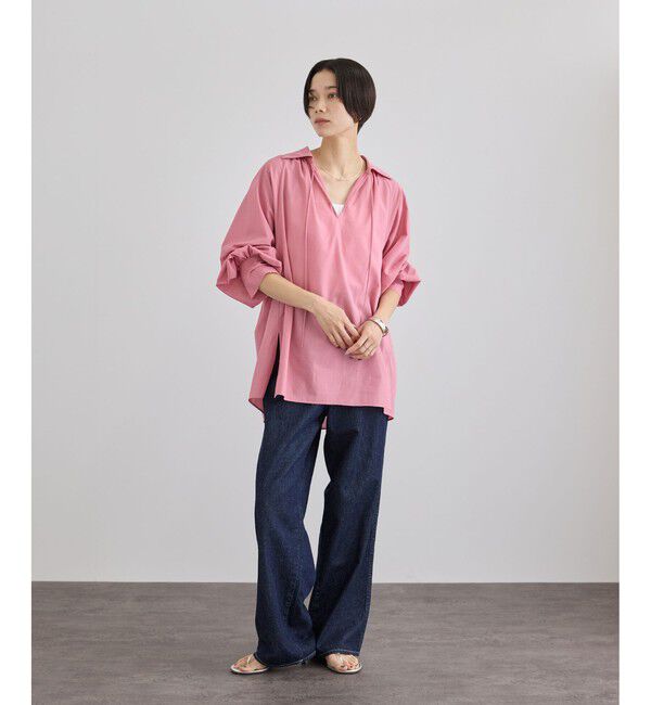 SALON adam et rope'「【KURO for SALON（クロ）】別注EASY TUCK DENIM INDIGO / デニムパンツ」|デニム|