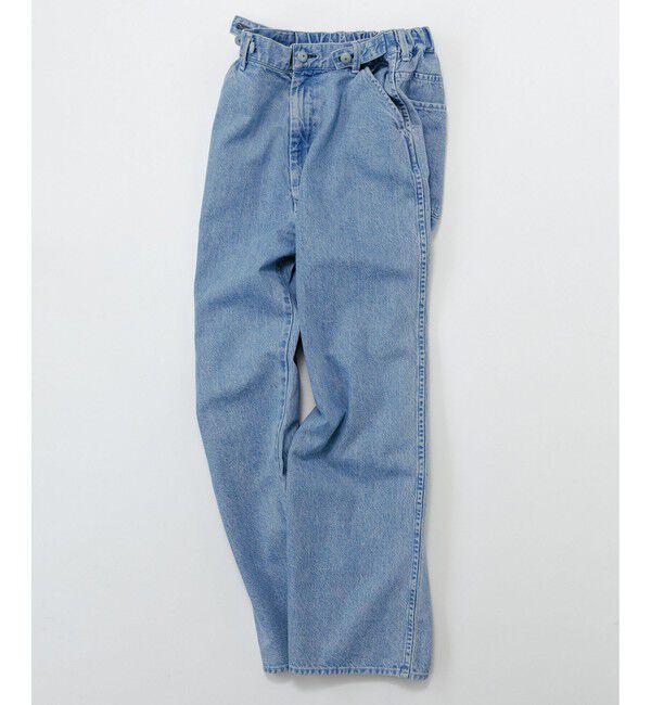 SALON adam et rope'「【KURO for SALON（クロ）】別注EASY TUCK DENIM LIGHT INDIGO / デニムパンツ」|デニム|