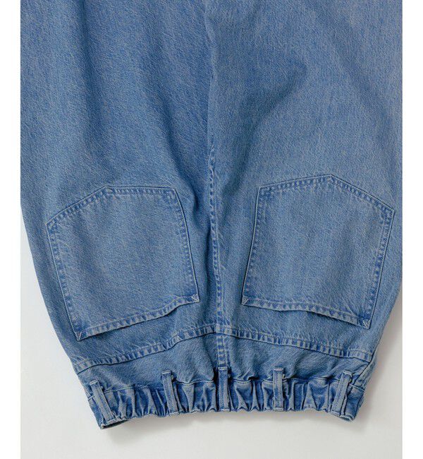 SALON adam et rope'「【KURO for SALON（クロ）】別注EASY TUCK DENIM LIGHT INDIGO / デニムパンツ」|デニム|