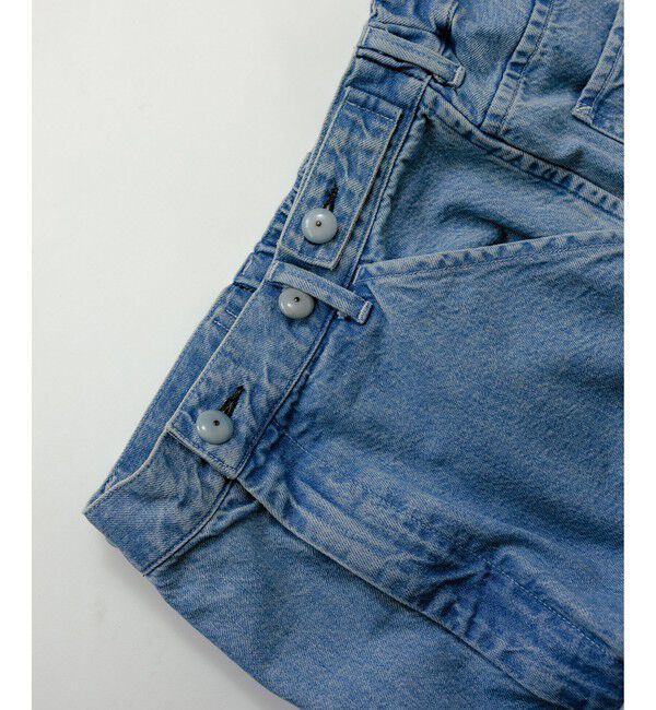 SALON adam et rope'「【KURO for SALON（クロ）】別注EASY TUCK DENIM LIGHT INDIGO / デニムパンツ」|デニム|