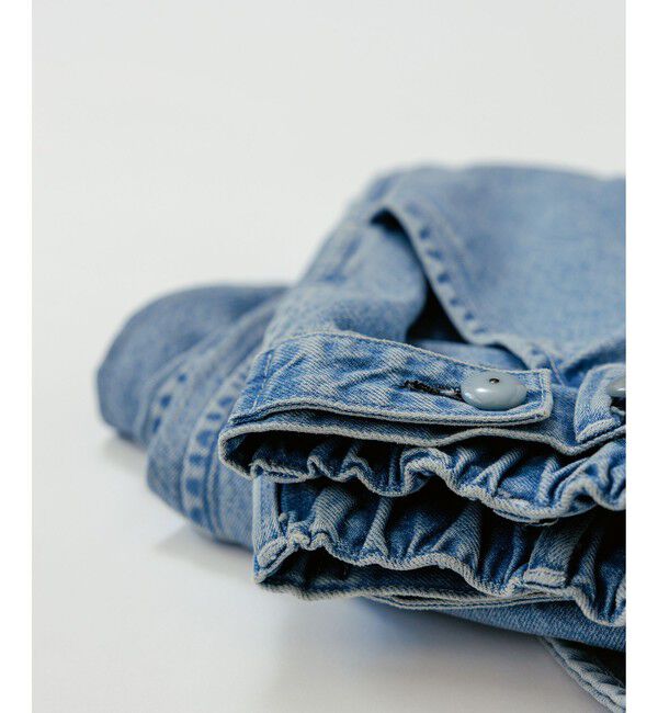 SALON adam et rope'「【KURO for SALON（クロ）】別注EASY TUCK DENIM LIGHT INDIGO / デニムパンツ」|デニム|