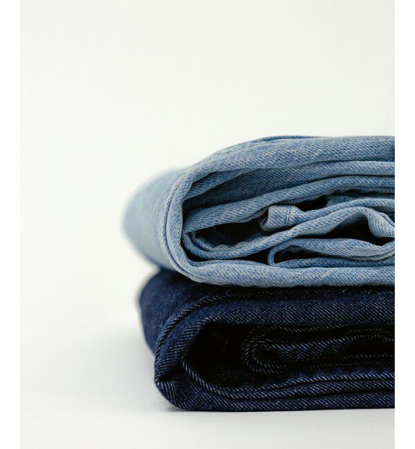SALON adam et rope'「【KURO for SALON（クロ）】別注EASY TUCK DENIM LIGHT INDIGO / デニムパンツ」|デニム|