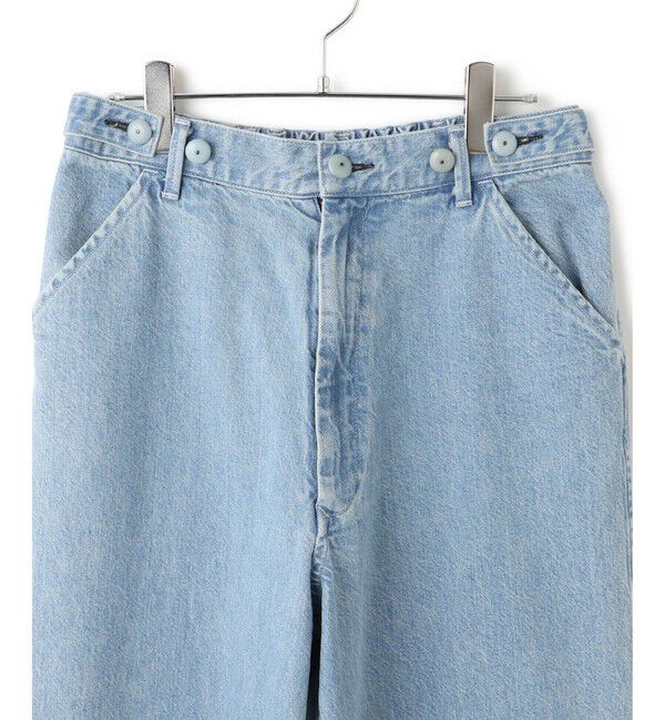 SALON adam et rope'「【KURO for SALON（クロ）】別注EASY TUCK DENIM LIGHT INDIGO / デニムパンツ」|デニム|