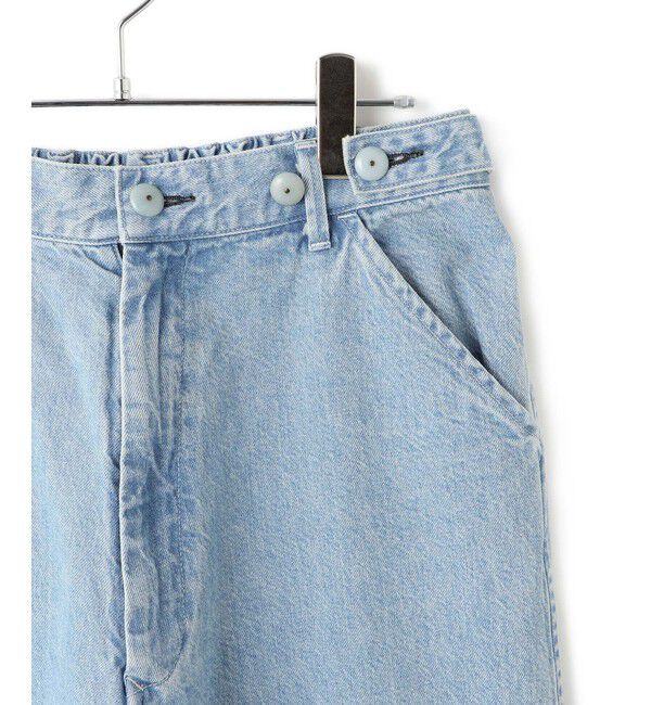 SALON adam et rope'「【KURO for SALON（クロ）】別注EASY TUCK DENIM LIGHT INDIGO / デニムパンツ」|デニム|