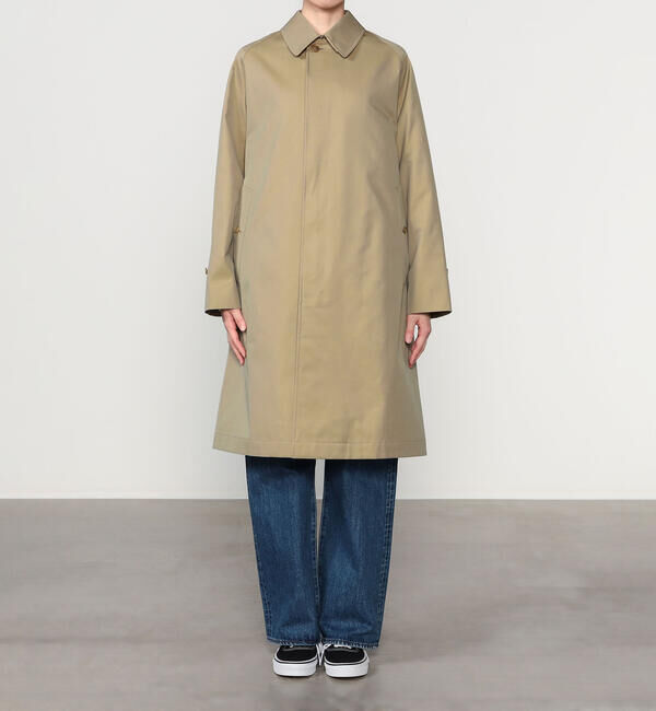  「ANATOMICA | SINGLE RAGLAN 1 WOMEN」|ステンカラーコート|