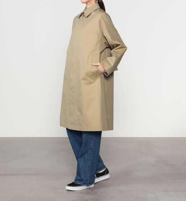  「ANATOMICA | SINGLE RAGLAN 1 WOMEN」|ステンカラーコート|