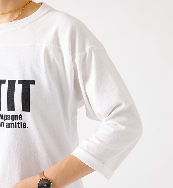 Rouge vif「フットボールロゴTEE」|Tシャツ・カットソー|