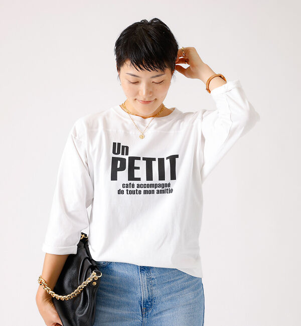 Rouge vif「フットボールロゴTEE」|Tシャツ・カットソー|