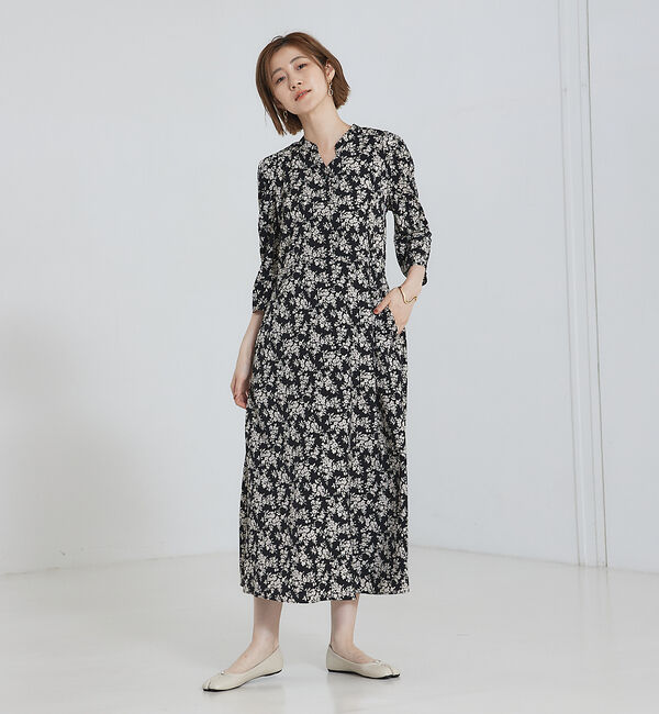 abahouse mavie「【大人のいちまんワンピ】プリントワンピース」|ワンピース|