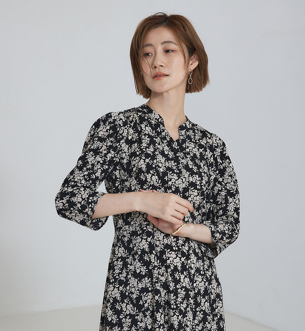 abahouse mavie「【大人のいちまんワンピ】プリントワンピース」|ワンピース|
