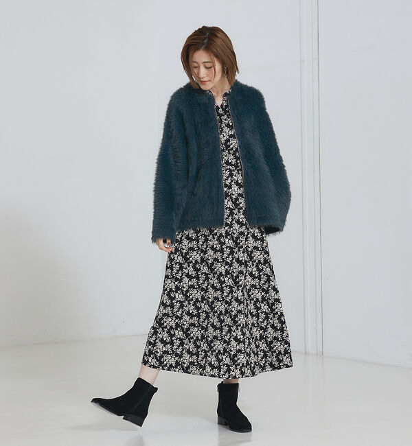 abahouse mavie「【大人のいちまんワンピ】プリントワンピース」|ワンピース|
