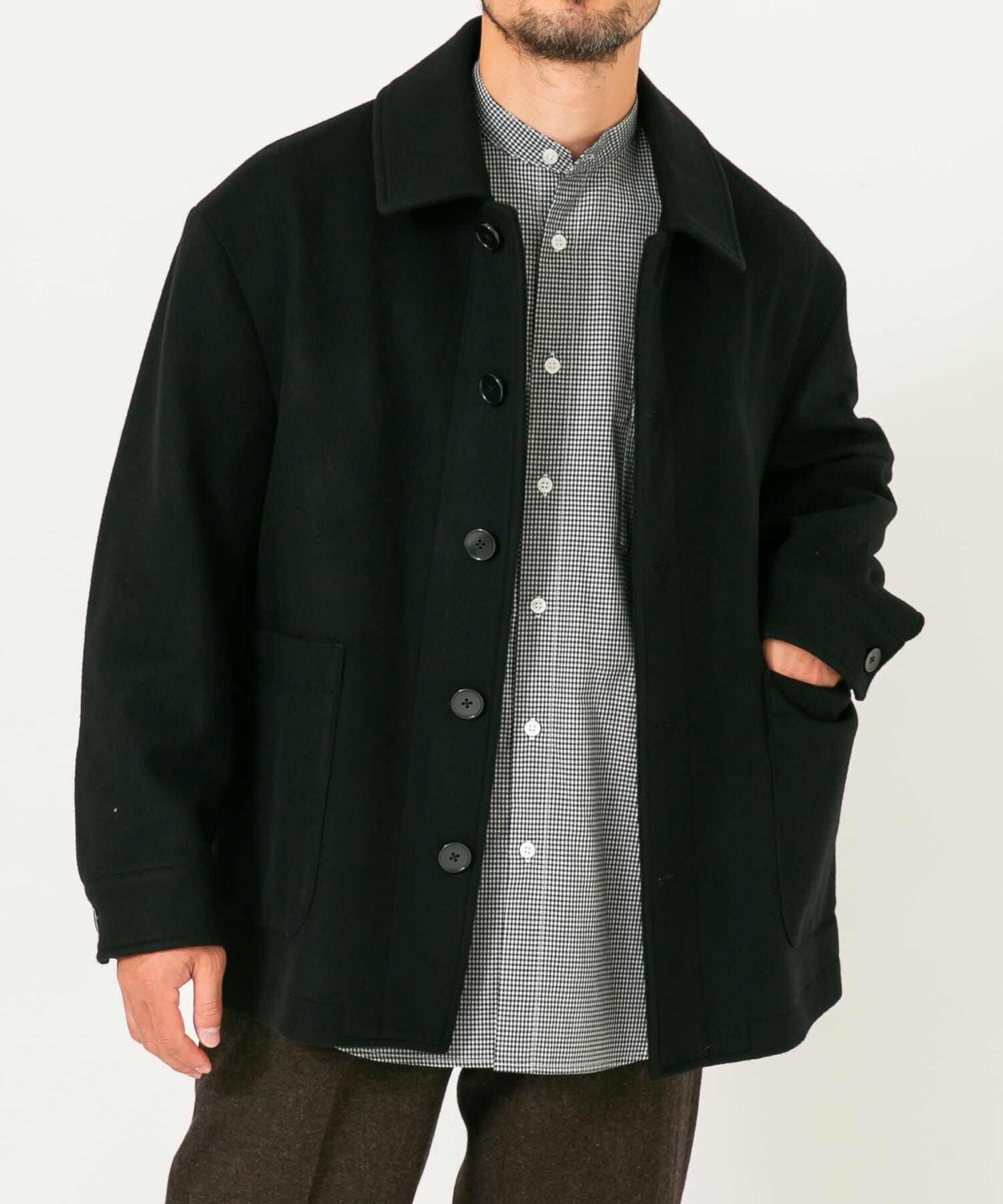 URBAN RESEARCH ROSSO「スーパー100 シングルPコート」|ピーコート|